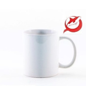 Кружка 330мл белая  ORCA красная (класс A)