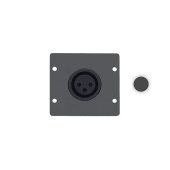 Модуль-переходник с разъема XLR розетка на контакты под пайку, цвет серый Kramer WA-1XLF(G)