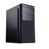 Корпус Accord A-300 черный без БП ATX 4x120mm 2xUSB2.0 1xUSB3.0 audio, замятие боковой стенки