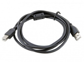 Кабель USB A-B 2.0 4,5м, черный, экран., феррит. кольцо (CCF-USB2-AMBM-15)