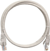 Кабель Patch Cord RJ45, UTP, Cat-5e, LSZH нг(B)-HF, 1,5m, серый NETLAN EC-PC4UD55B-BC-LSZH-015-GY