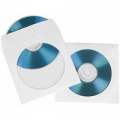Конверт для 1 CD, бумажный с прозрачным окошком