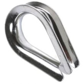 Коуш, петля под трос 2-3 мм