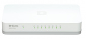 Коммутатор D-Link DGS-1008A 8 port Ethernet Switch (10XX Mbps) GreenEthernet, уменьшенный пластиковы