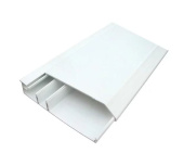 Кабель-канал плинтус 110х20 с двумя перегородками (в упаковке 20м) Efapel 10100