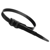 Стяжка неоткрывающаяся EKF PROxima e-180n 180x9мм, чёрная, полиамид (100шт)