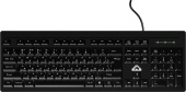Клавиатура БЕШТАУ КЛ104РУ (SG) (104 клавиши, USB, 1,8 м, цвет русской/латинской раскладки белый, лаз