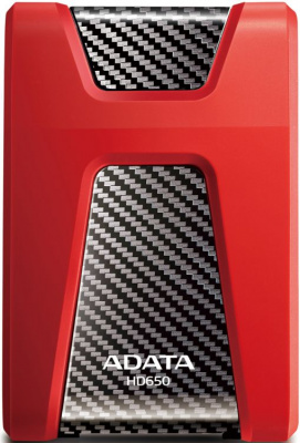 Жесткий диск A-Data USB 3.0 1Tb AHD650-1TU31-CRD DashDrive Durable 2.5 красный