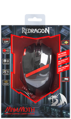 Мышь игровая REDRAGON MAMMOTH лазер,10 кнопок,50-16400 dpi - 1