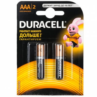 Батарейка Duracell Basic CN LR03-2BL MN1500 AAA
