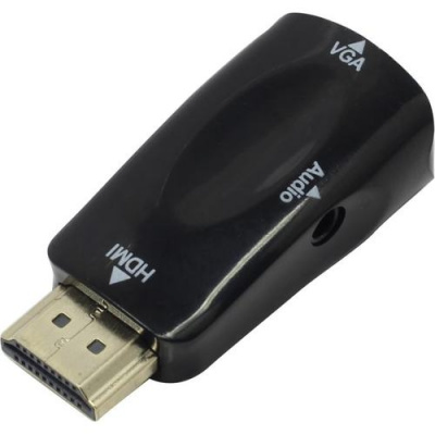 Переходник HDMI-VGA ExeGate EX-HDMIM-VGAF-C, 19M/15F