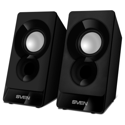 Звуковые колонки Sven 300 2.0, USB, 6W, черные