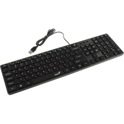 Клавиатура Genius SlimStar 126, черная, USB