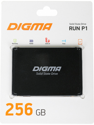 Накопитель SSD Digma Run P1 256Gb DGSR2256GP13T 2.5