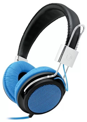 Наушники BBK EP-3500S черный-голубой