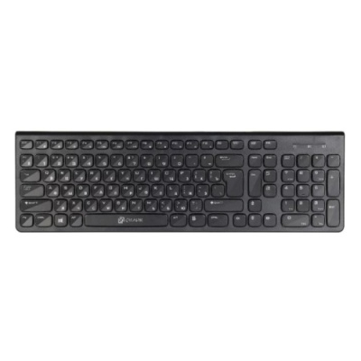 Клавиатура Oklick 590M черный USB slim Multimedia
