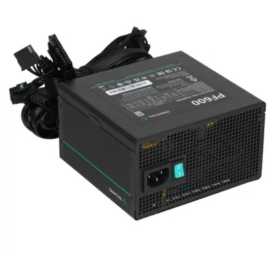 Блок питания Deepcool PF600 80+ (600W, 6xSATA, 2xMOLEX, 4xPCI-E(6+2), 120mm, APFC, 80+)
