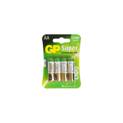 Батарейка GP Super Alkaline 15A LR06 AA (4шт)