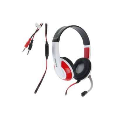 Гарнитура Defender Gaming Warhead G-120 White\Red