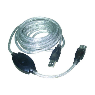 Кабель USB Aм-Ап 5м (удлинитель активный, VCOM VUS7049-5M) USB 2.0
