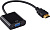 Переходник HDMI-VGA Buro HDMI (m) VGA (f) 0.1м (HDMI-M-VGA-F)